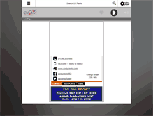 Tablet Screenshot of player.corbyradio.com